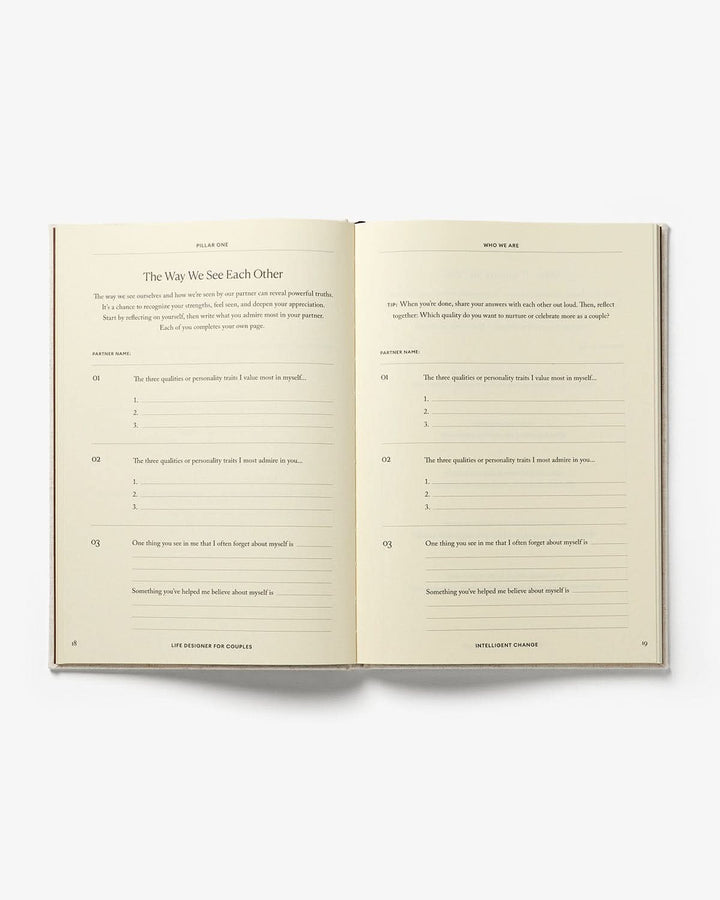 Life Designer Journal for Couples
