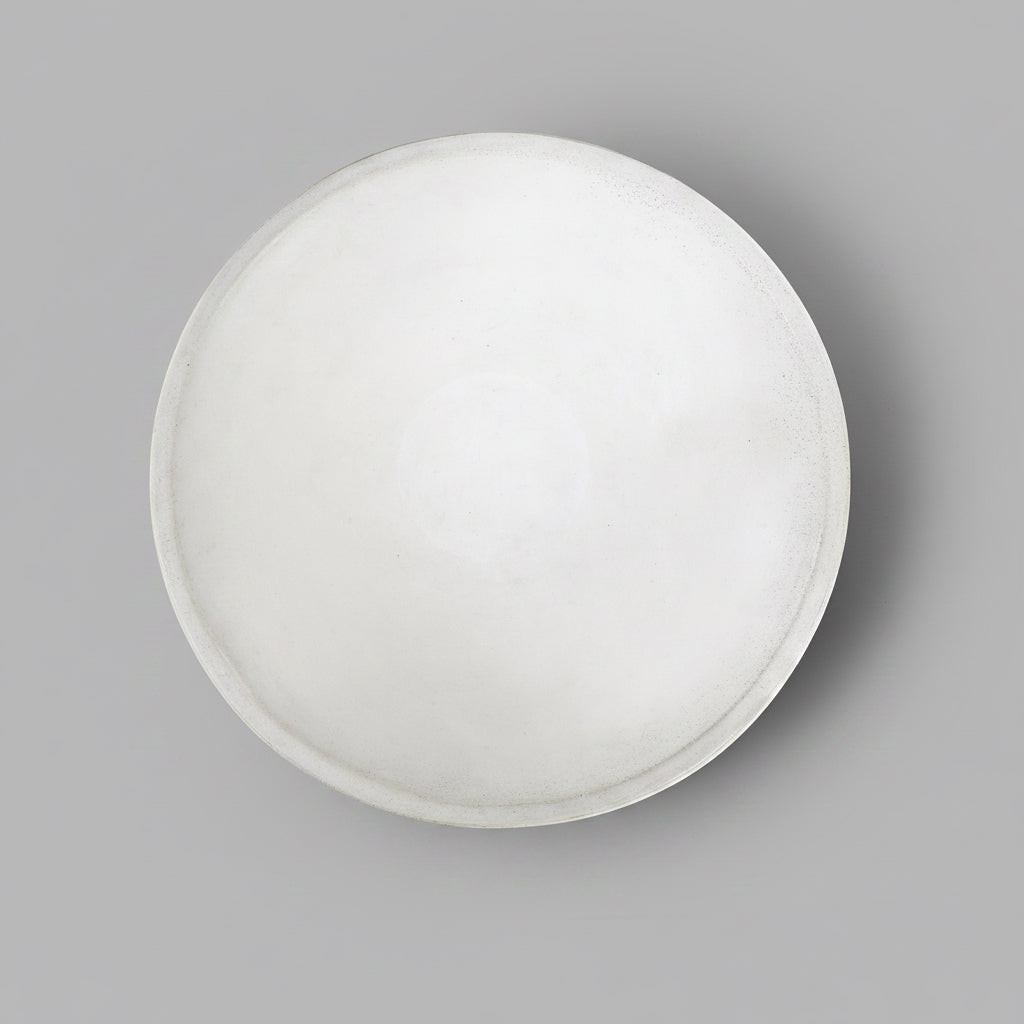 Concrete Infinity Bowl: White — , [material], Port Living Co.