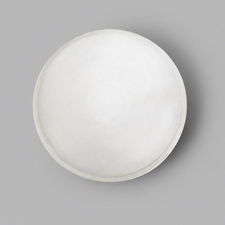 Concrete Infinity Bowl: White — , [material], Port Living Co.