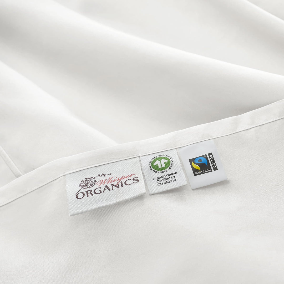 Organic Sateen Cotton FPillowcase—500 TC