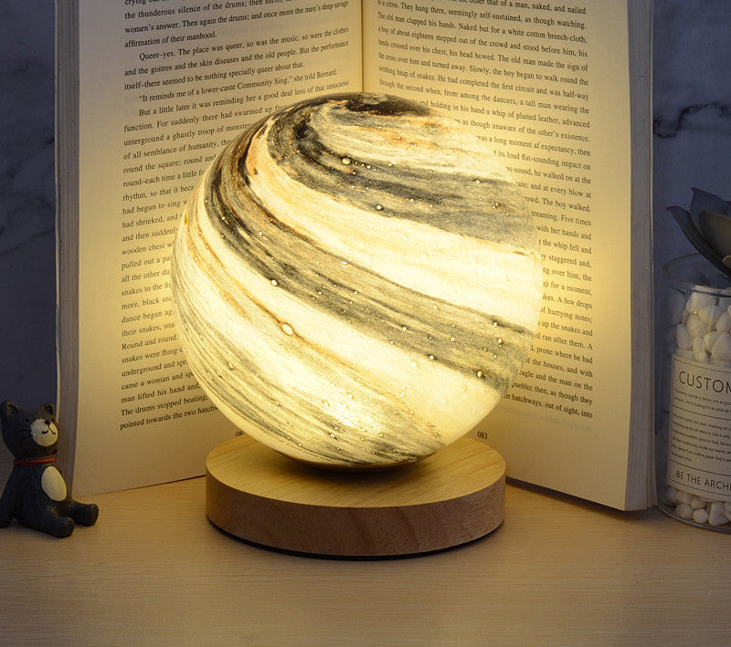 Orbital Spiral Moon Lamp