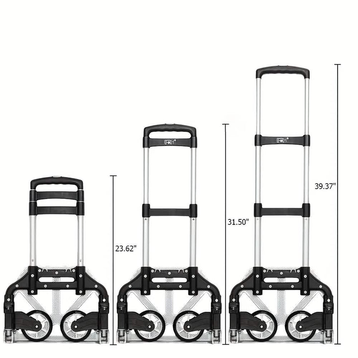 Folding Aluminum Hand-Cart and Dolly–165 lb Capacity