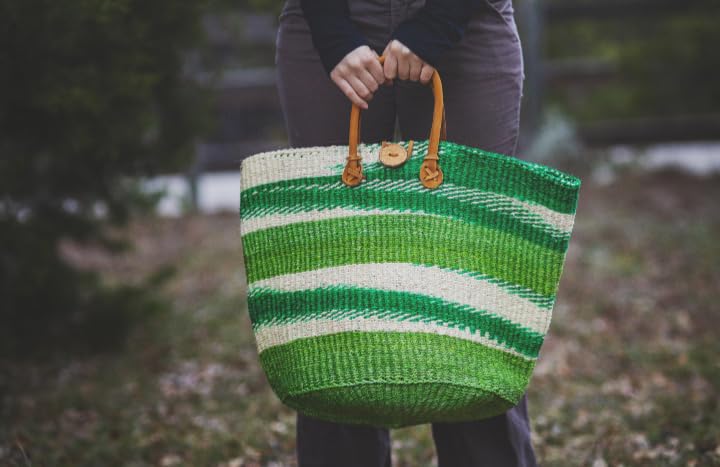 Health Handmade Sisal Market Basket Tote Bag