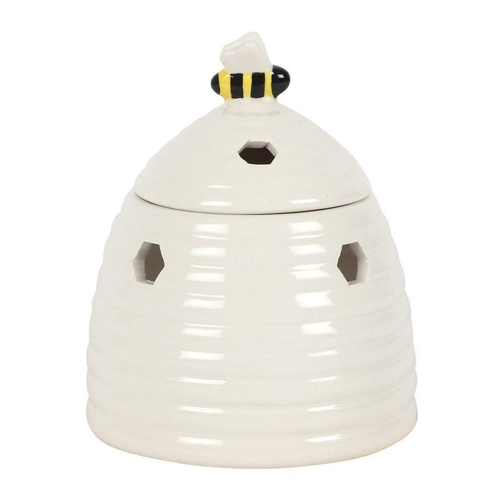 White Beehive Tealight Wax Warmer