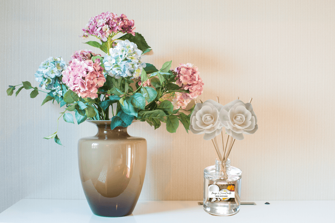Exotic & Escape Reed Diffuser Collection – Tropical Scents with Mango, Pineapple, Hibiscus & Coconut