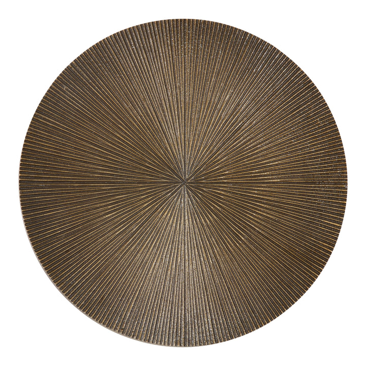 Engles Adjustable Embossed Metal Table and Plant Stand