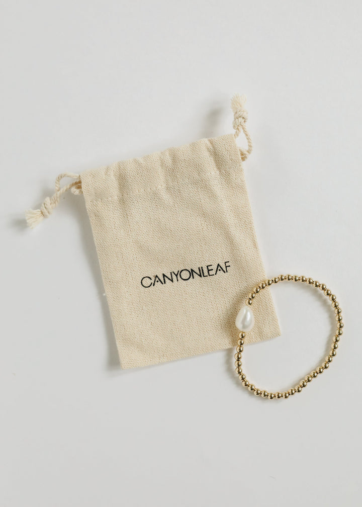 Natural Pearl + 14k Gold Filled Beaded || Anklet or Bracelet