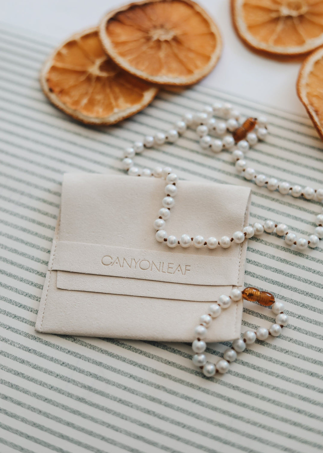 Pure Gemstone + Pearl || Necklace and Bracelet || Gift Set — Necklace, [material], CanyonLeaf