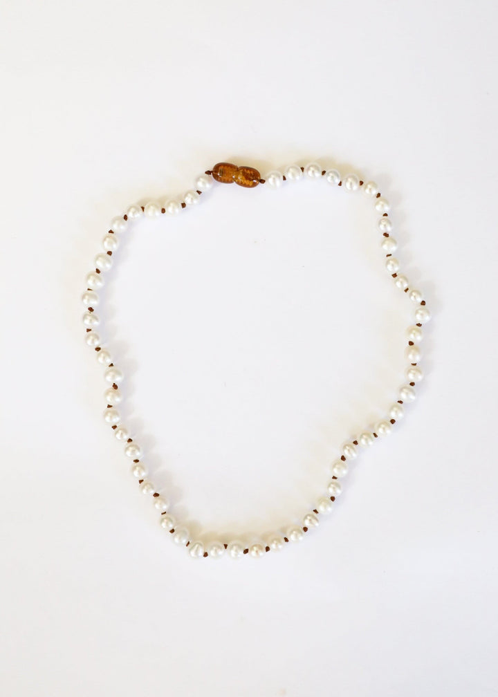 Pure Gemstone + Pearl || Necklace and Bracelet || Gift Set — Necklace, [material], CanyonLeaf