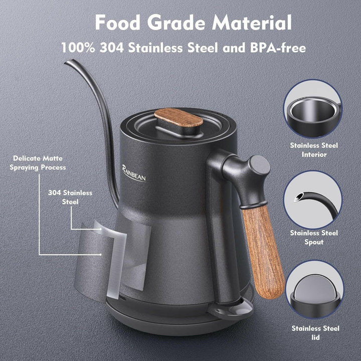 Gooseneck Electric Kettle—1.0L