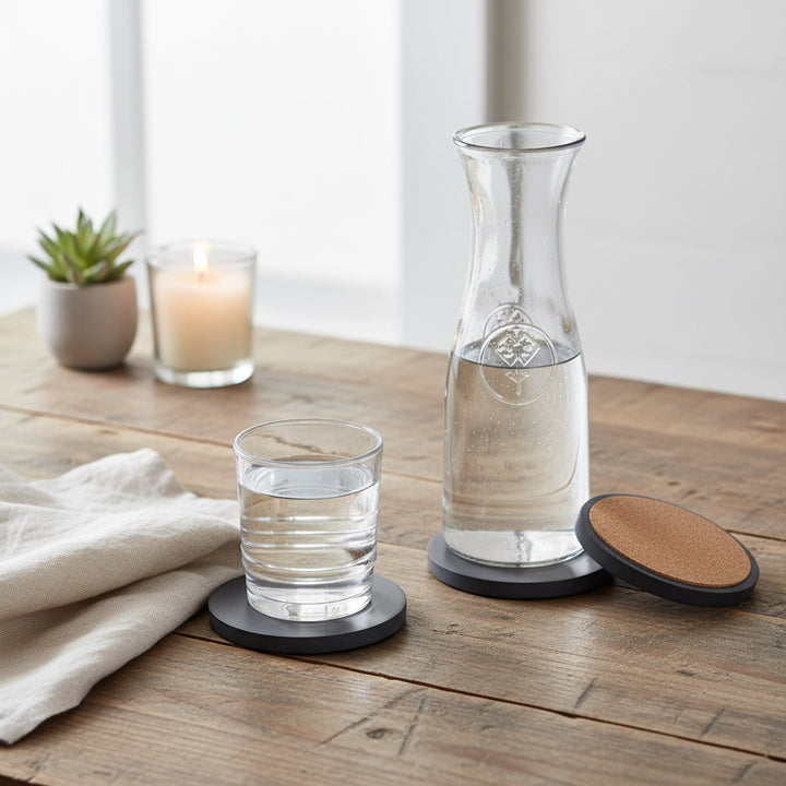 Concrete Coasters: Charcoal