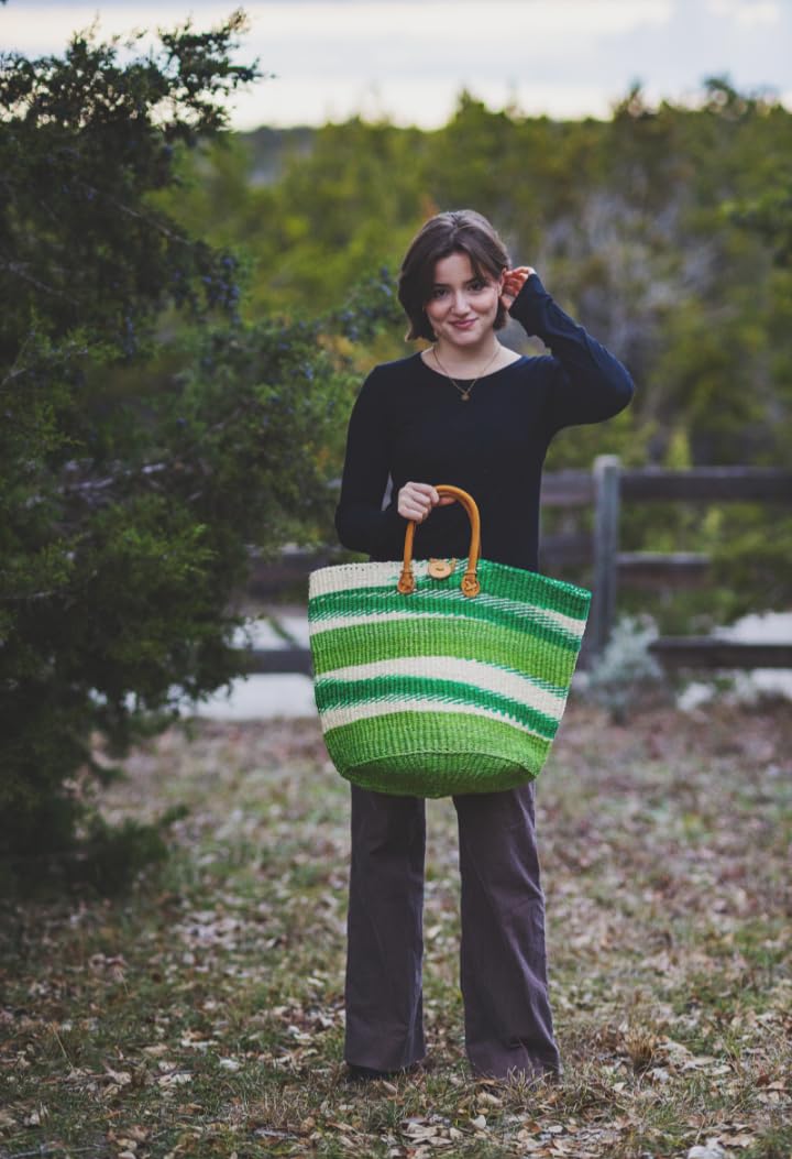 Health Handmade Sisal Market Basket Tote Bag
