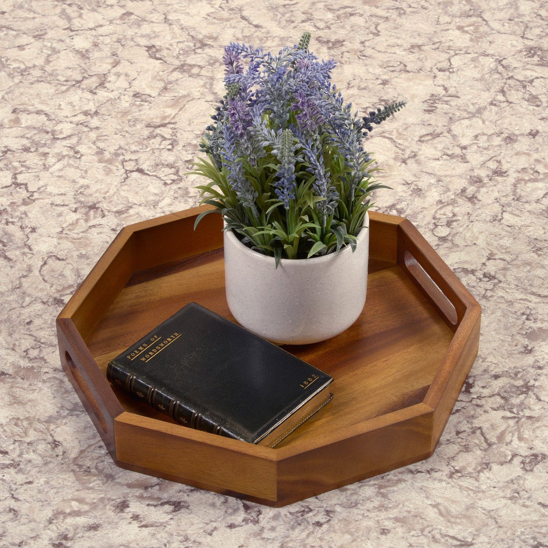 Octagon Serving Trays - Solid Bottom — Serving Tray, [material], Kalmar Home