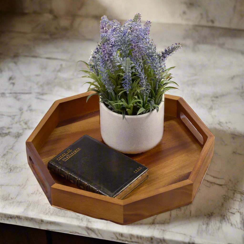 Octagon Serving Trays - Solid Bottom — Serving Tray, [material], Kalmar Home