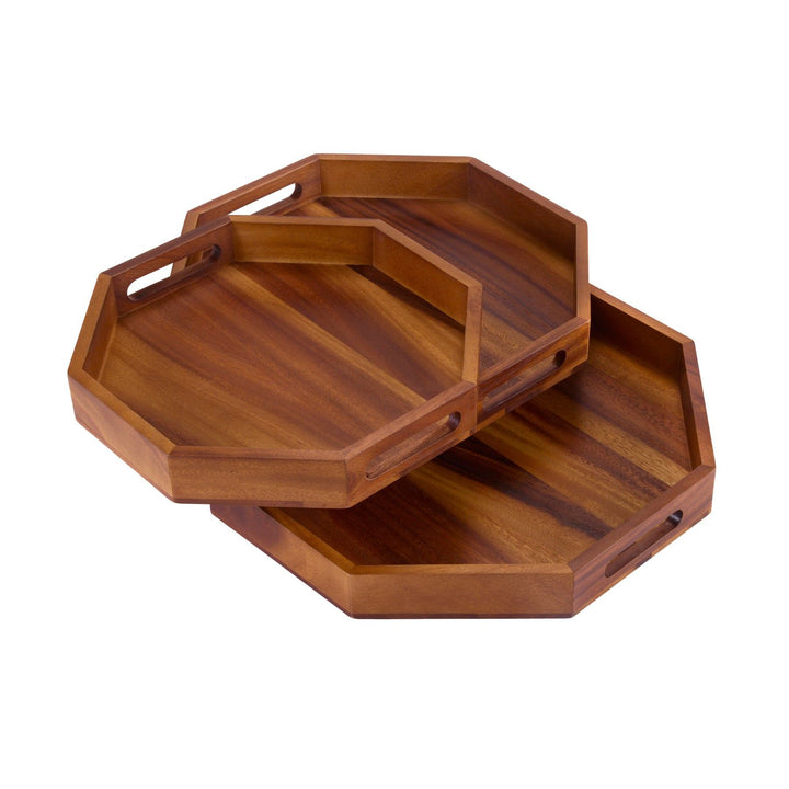 Octagon Serving Trays - Solid Bottom — Serving Tray, [material], Kalmar Home