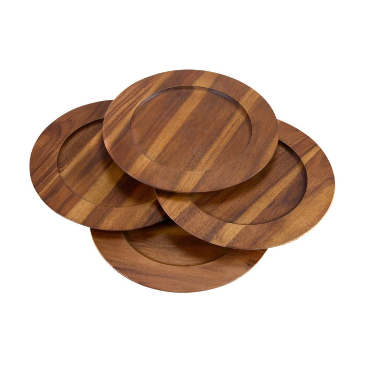 Set of 4 Charger Plates — Tabletop, [material], Kalmar Home