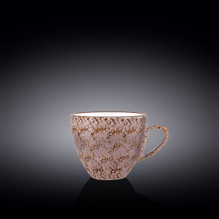 Speckled porcelain coffee or tea cup with handle, 10 fl oz (300 ml)