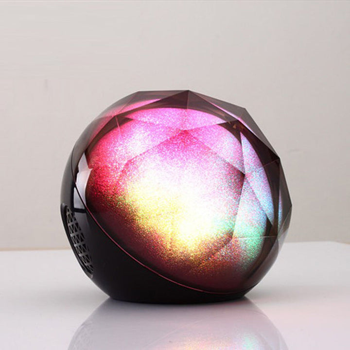 Geometric Galaxy Orb Speaker Lamp