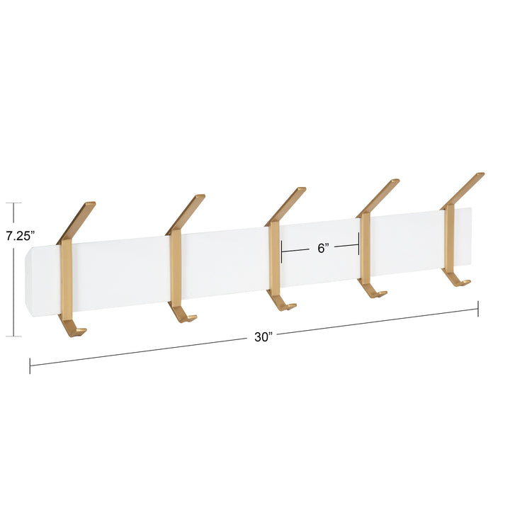 Rossmore Wood and Metal Hooks