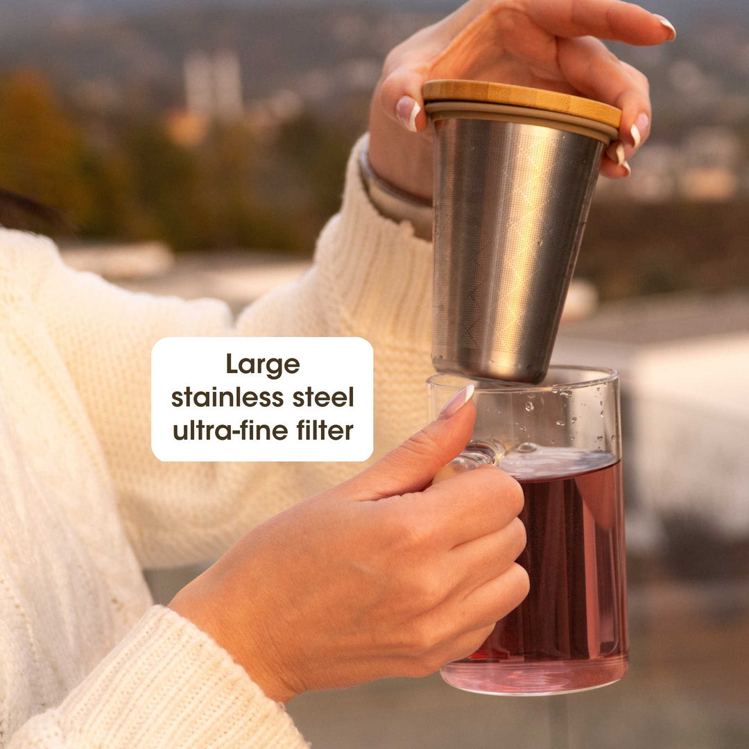 Glass Tea Infuser by Ukiyo