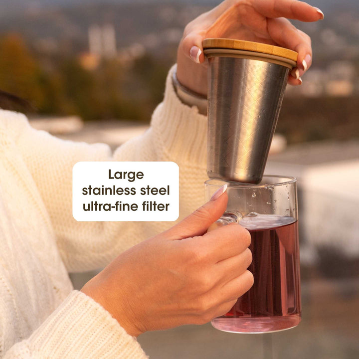 Glass Tea Infuser by Ukiyo