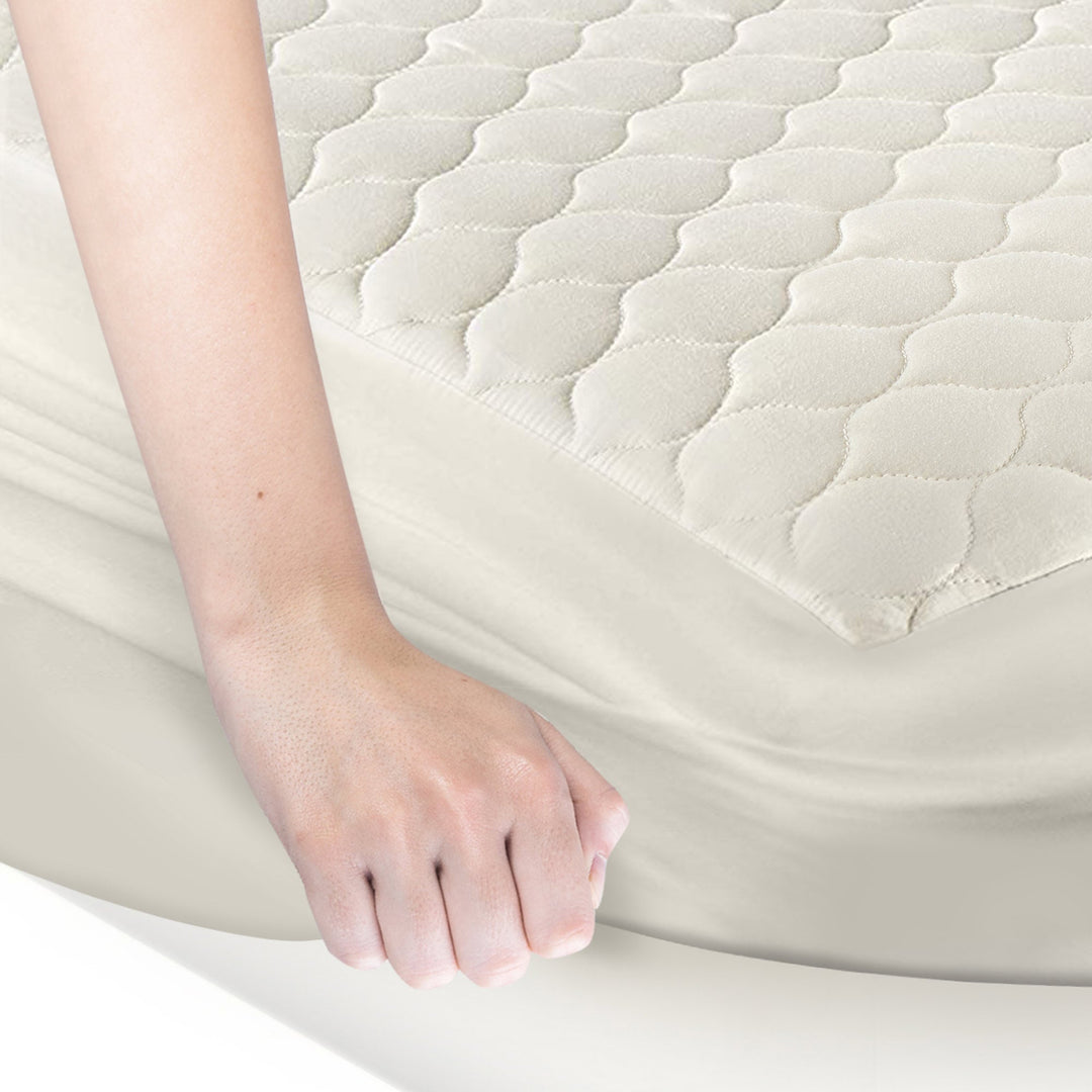 Organic Cotton Quilted Mattress Cover—300 TC