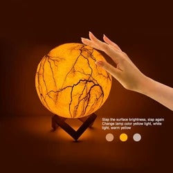 Marbled Moon Lamp
