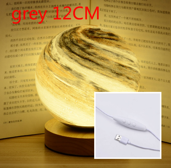 Orbital Spiral Moon Lamp