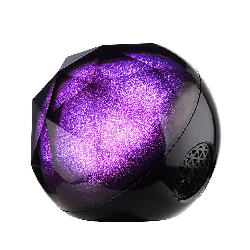 Geometric Galaxy Orb Speaker Lamp