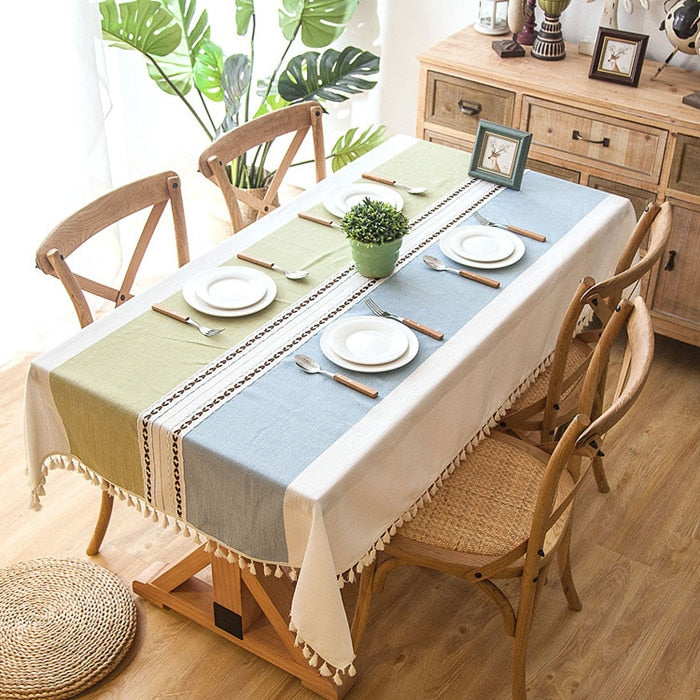 Stylish Linen Table Cloth