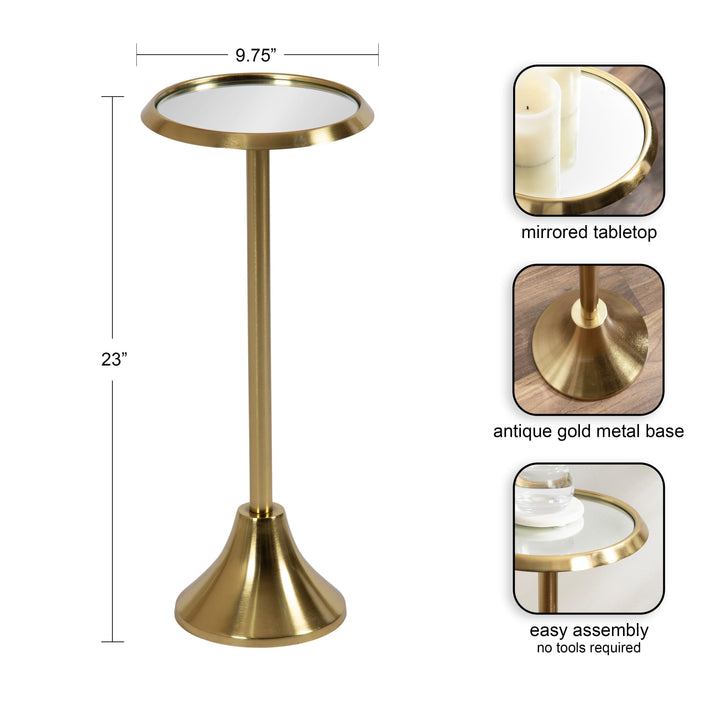 Sanzo Metal Drink Table