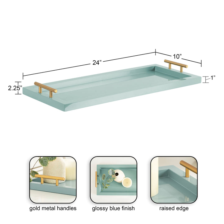Halsey Rectangle Decorative Tray