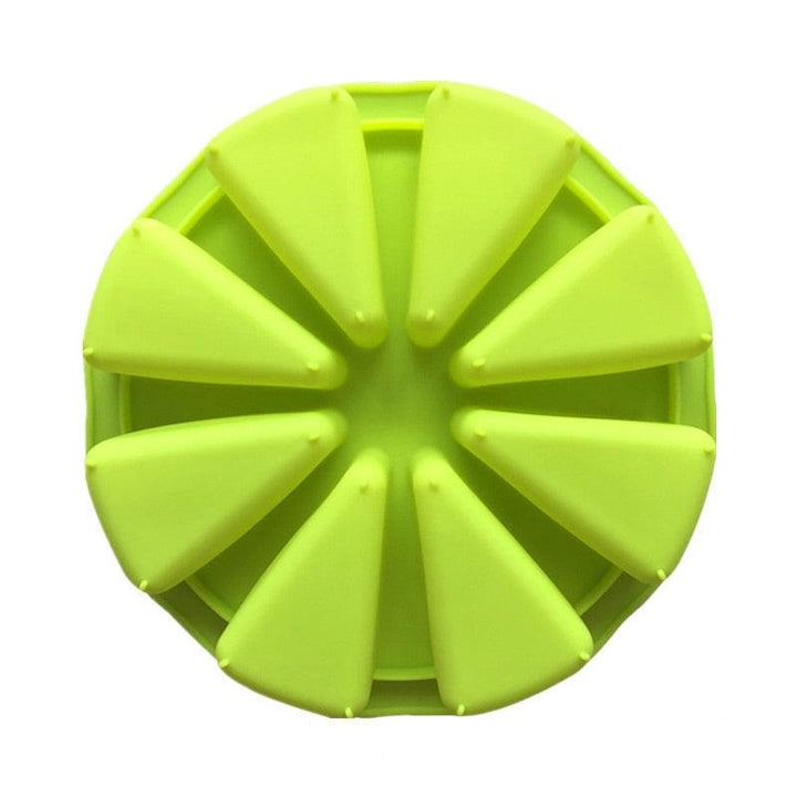 8 Cavity Silicone Cake Mold Baking Pastry Scone Pans Tools Cake Mould Oven Bread Pizza Bakeware Cake Mould Baking Molds Triangle Silicone Cake Mold Soap Mould Pizza Slices Scone Baking