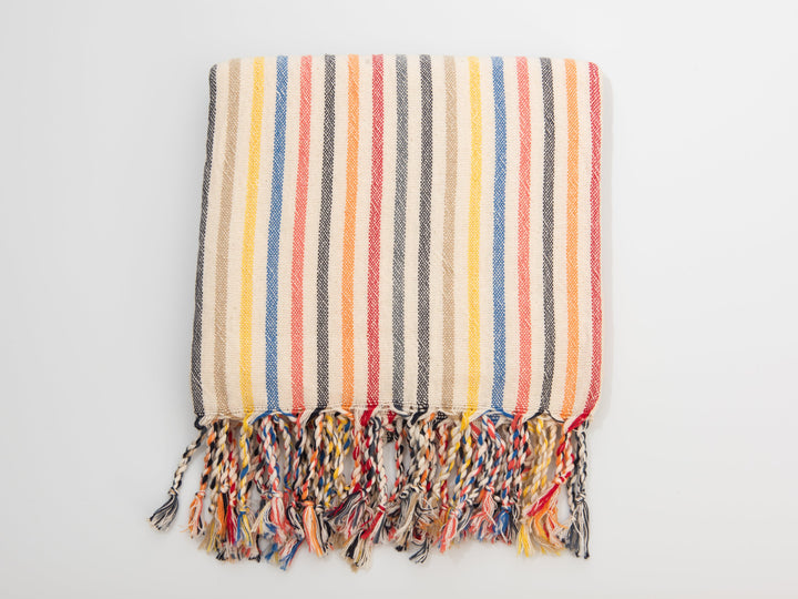 New Rainbow Cotton Linen Towel
