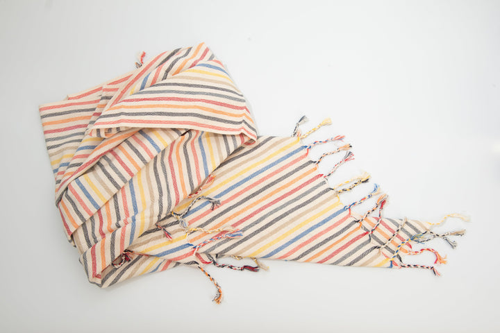 New Rainbow Cotton Linen Towel
