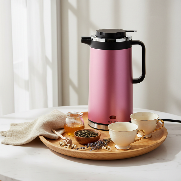 Double‑Insulated Stainless Steel Electric Kettle—1.8L
