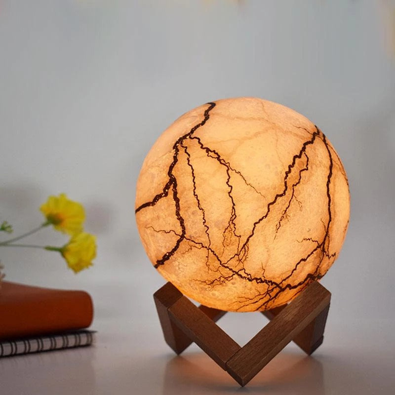 Marbled Moon Lamp