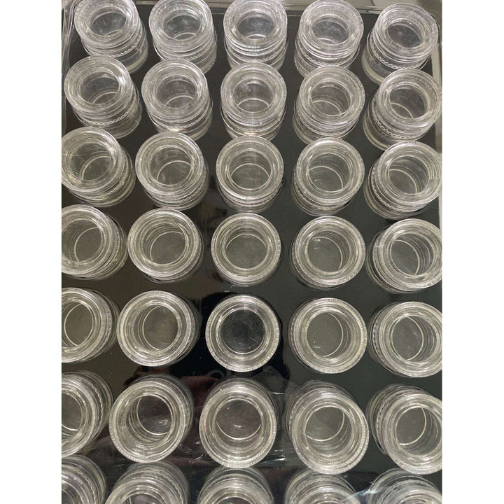 5mL Clear Glass Jars with Screw Top Lids  (10-Pack)