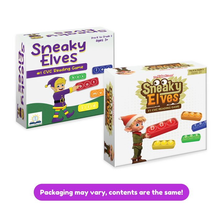 Sneaky Elves CVC reading game box set with multiple boxed copies