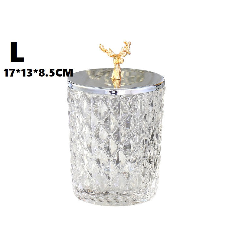 Stylish Glass Jar with Lid