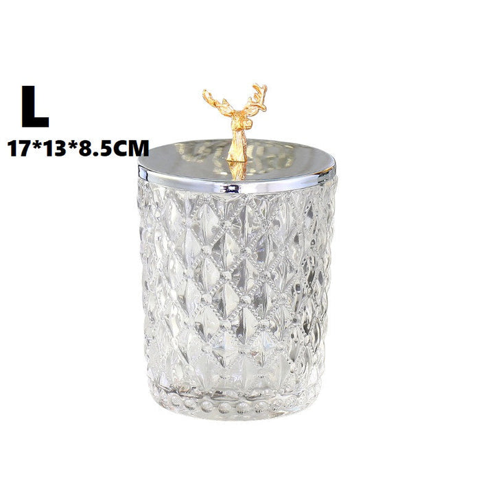 Stylish Glass Jar with Lid