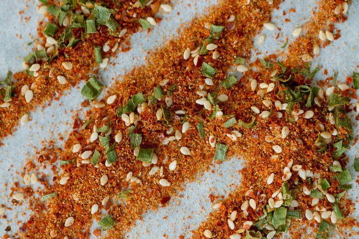 Bulgogi spice blend seasoning with mixed herbs and seeds