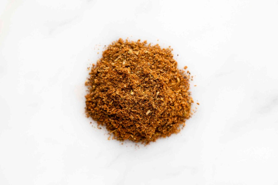 Indian garam masala ground spice powder mound