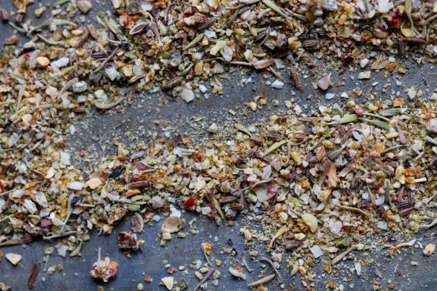 Montreal Steak &amp; Chop spice blend seasoning, coarse herb and pepper mix