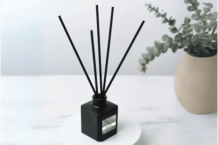 Reed Diffuser | Bold & Masculine | Wood Smoke Obsidian