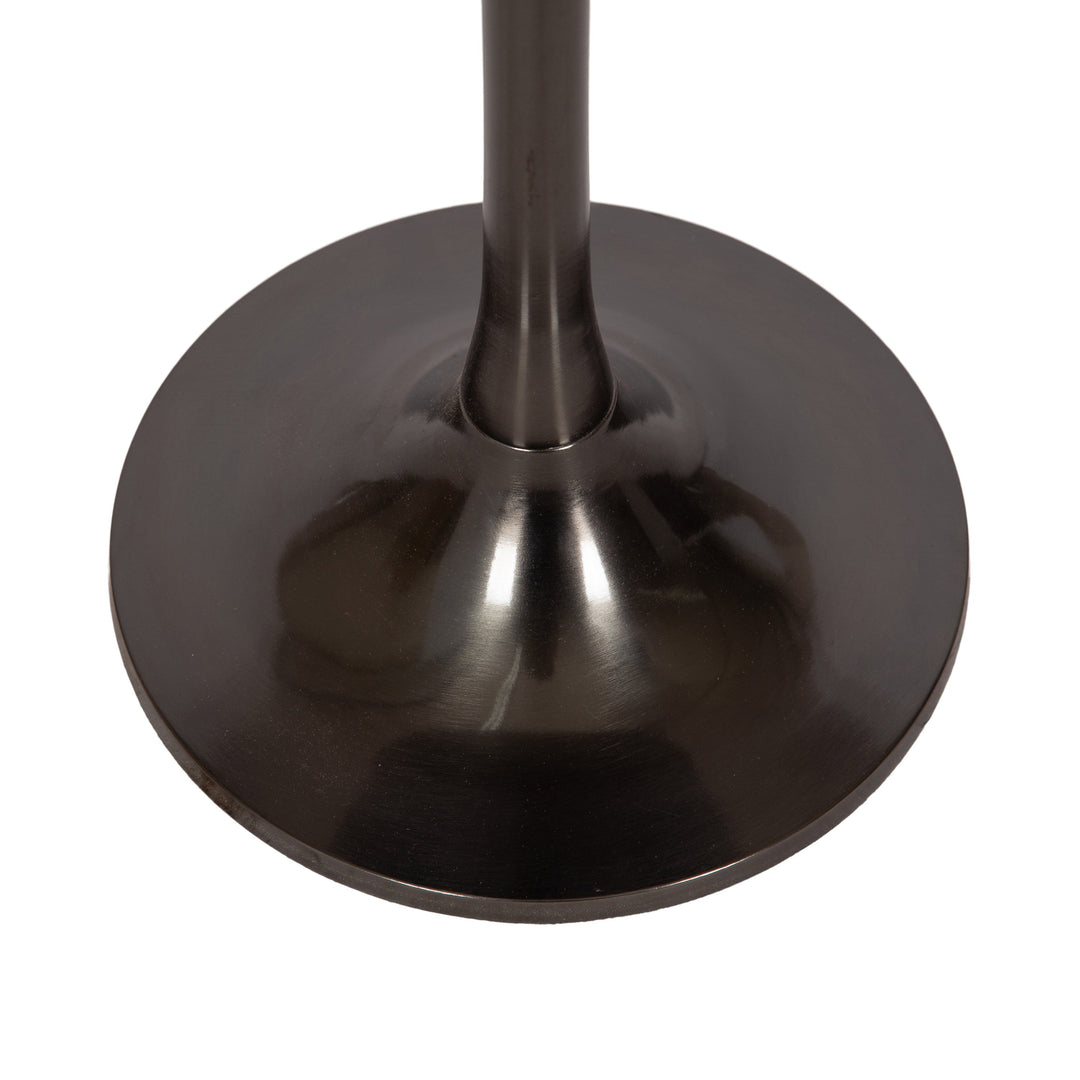 Baronet Round Marble and Metal Table