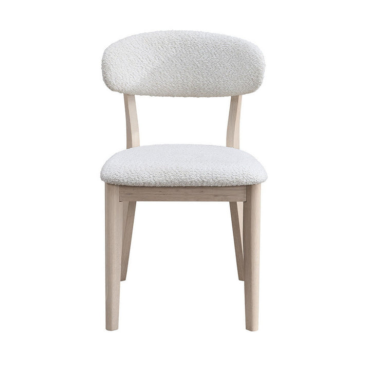 ACTU Scandinavian Dining Table Set with Upholstered Chairs for Small Spaces (Seats 4–6)