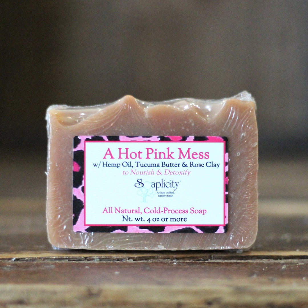 A Hot Pink Mess Soap Bar — Soap Bar, [material], Soaplicity
