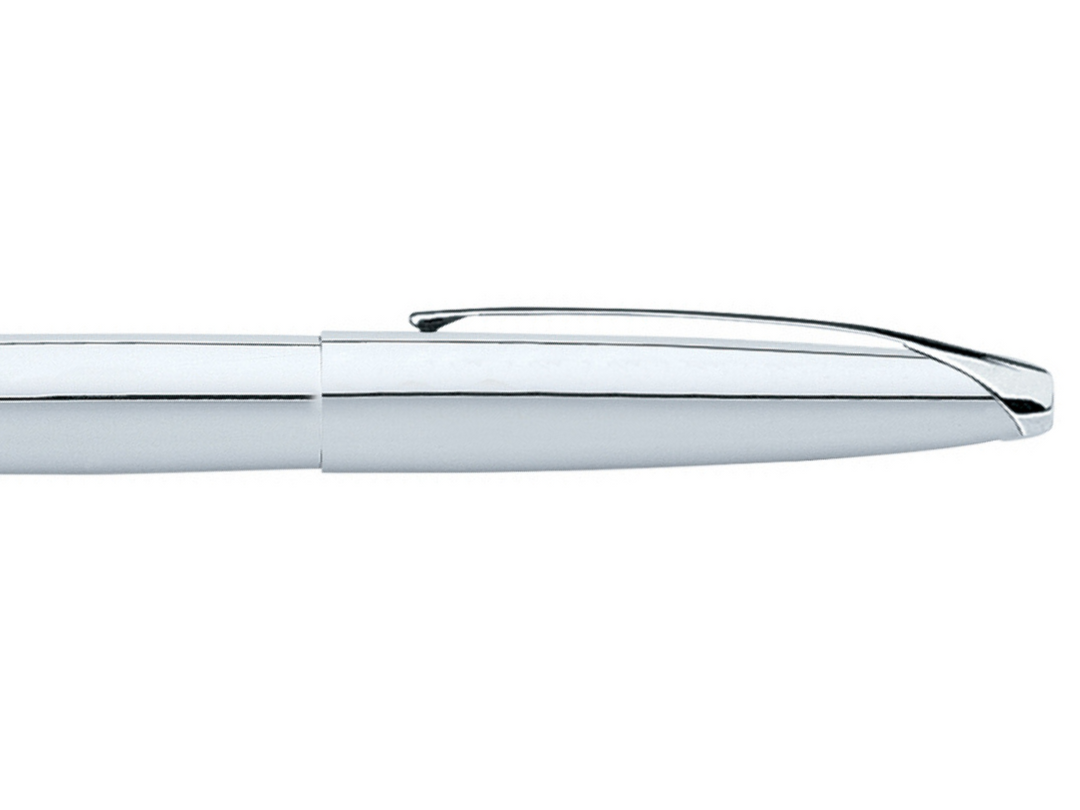 ATX® Pure Chrome Stainless Steel Medium Nib Fountain Pen