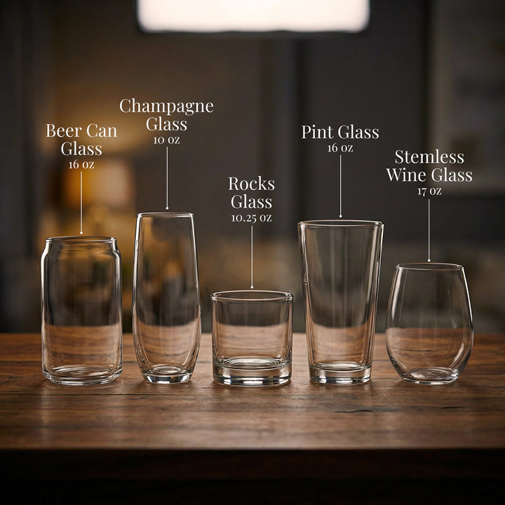 Spyglass Hill Golf Course  - Pebble Beach California - Laser Engraved Glasses - wine, cocktail, beer, champagne glassware